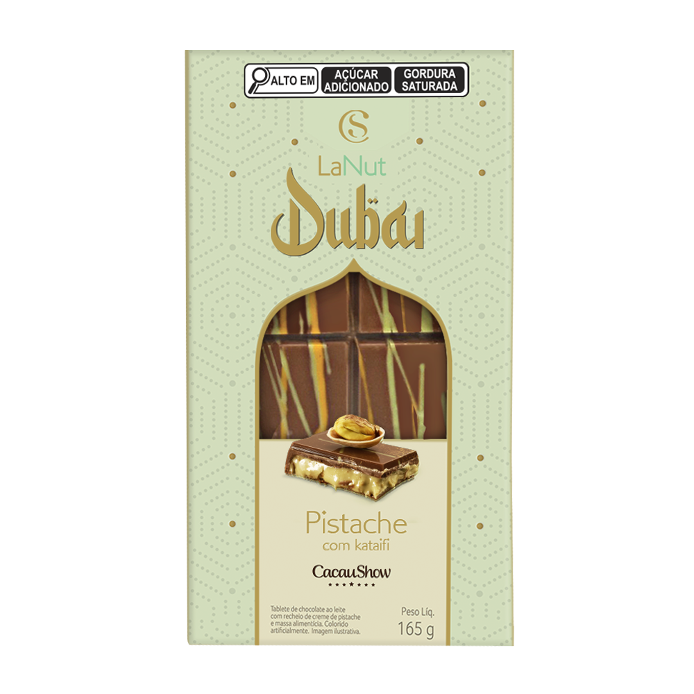 Tablete LaNut Pistache Dubai 165g